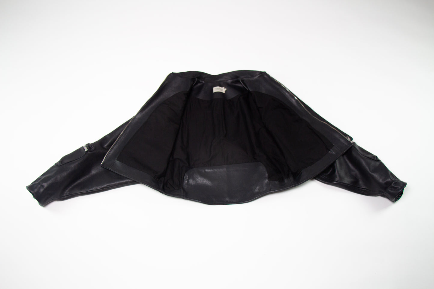 BOMBER LEATHER JACKET