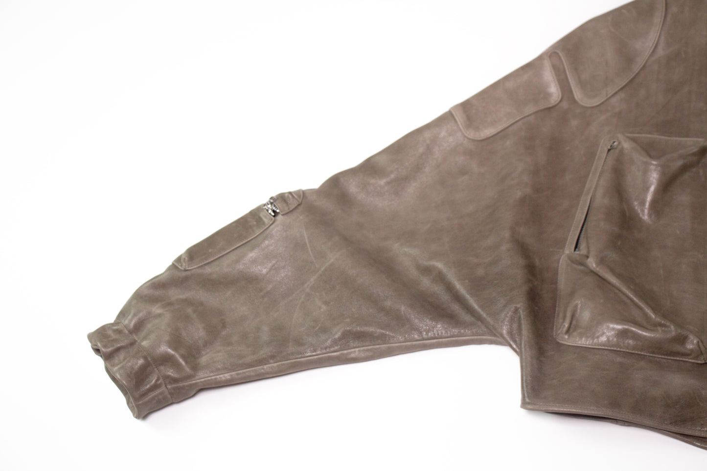 BOMBER LEATHER JACKET