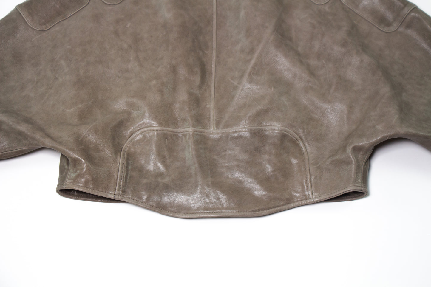 BOMBER LEATHER JACKET