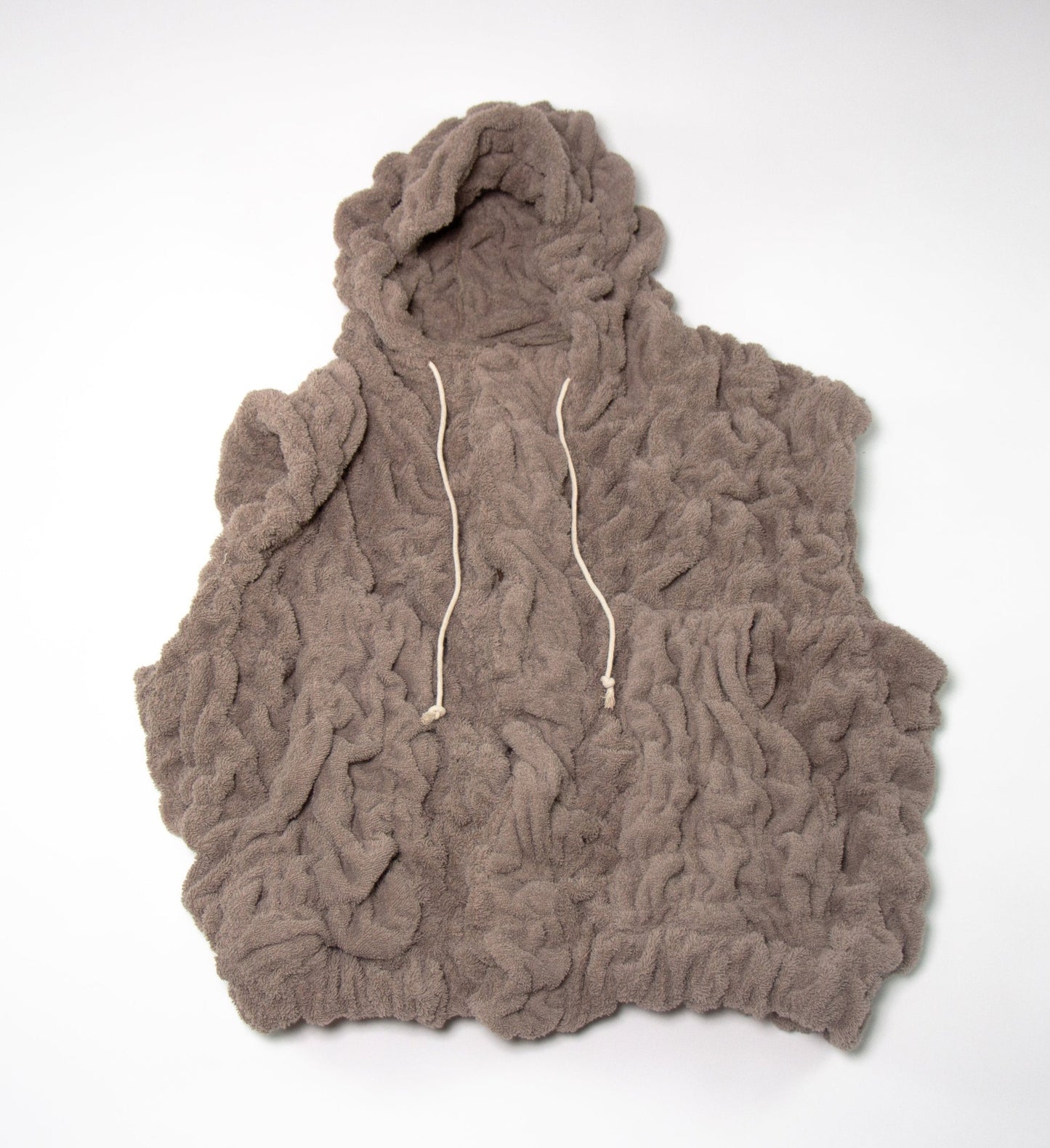 TERRY CLOTH HOODED VEST