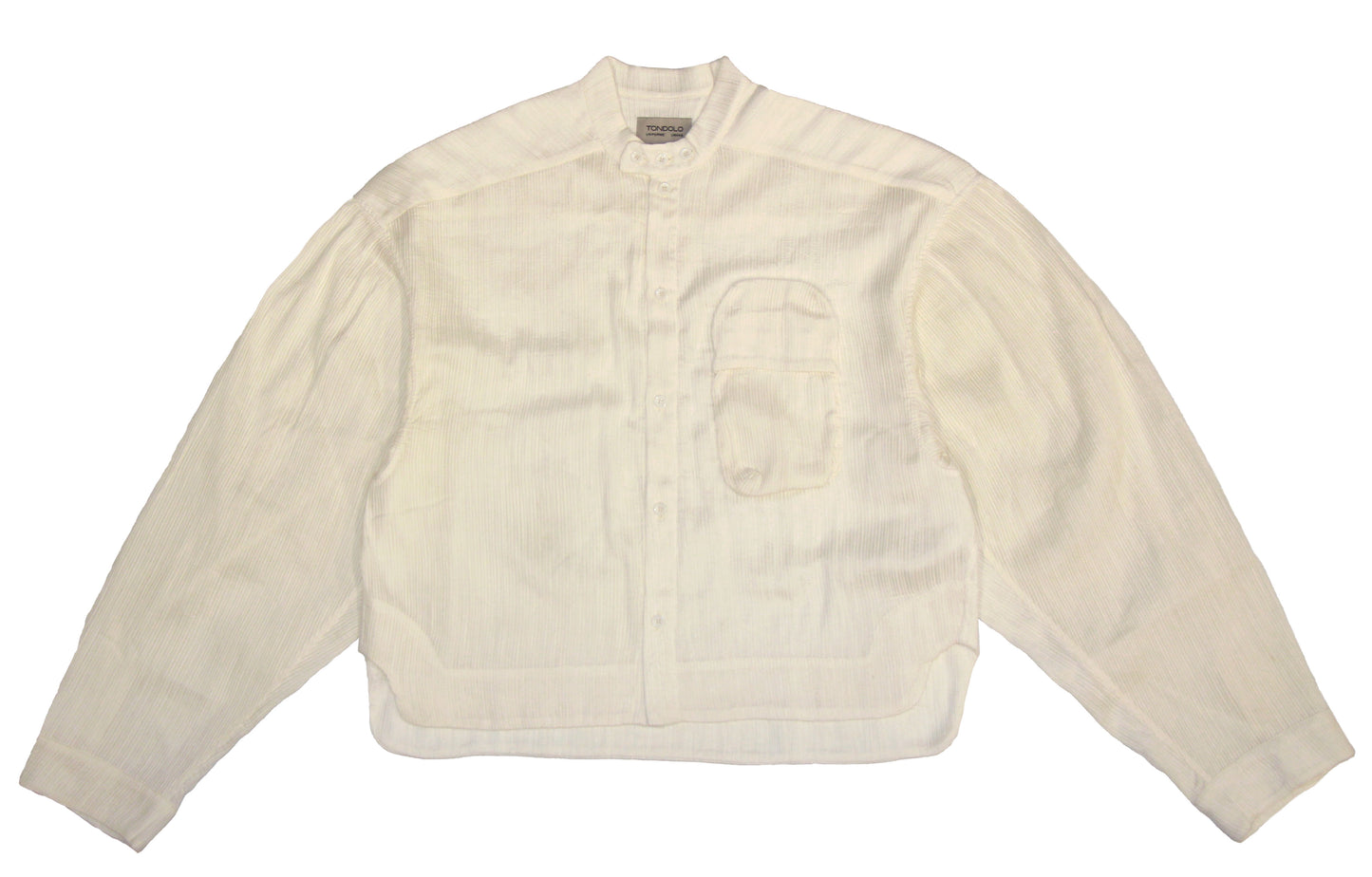 BAND COLLAR SHIRT