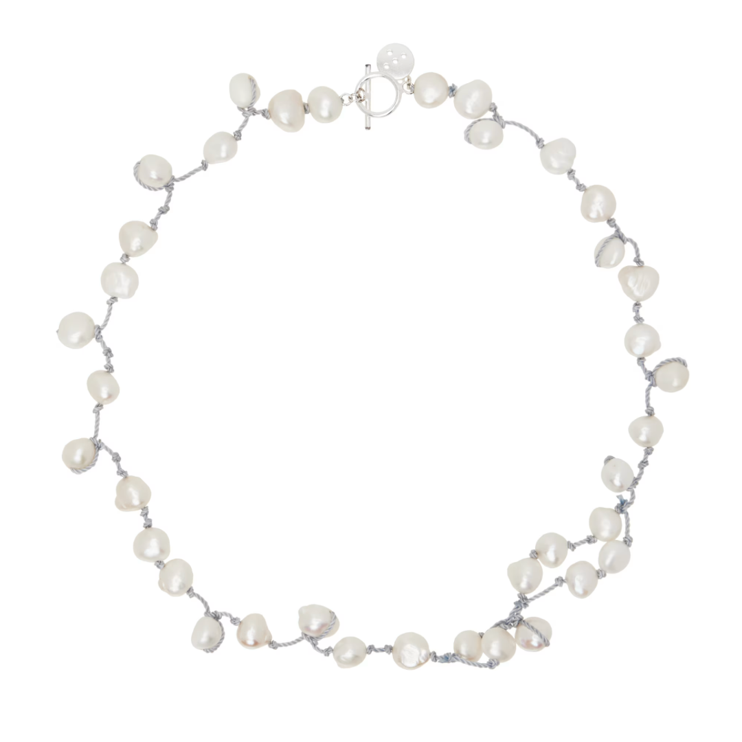 HECHICERA PEARL (BLUE) NECKLACE