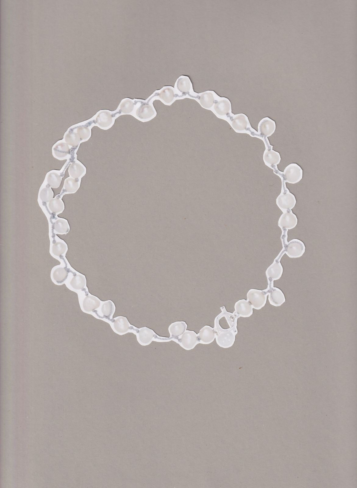 HECHICERA PEARL (BLUE) NECKLACE