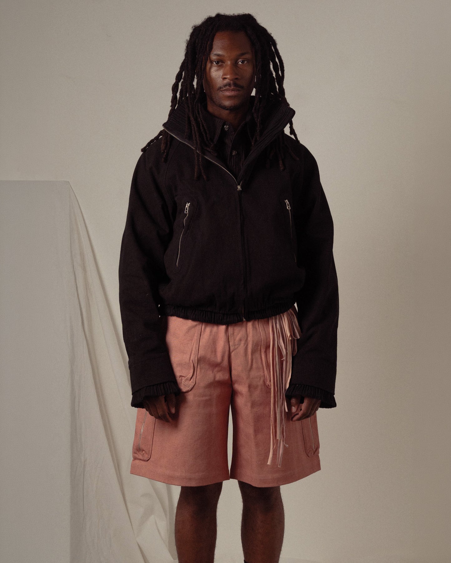 Cibea Track Jacket In Meteorite Black