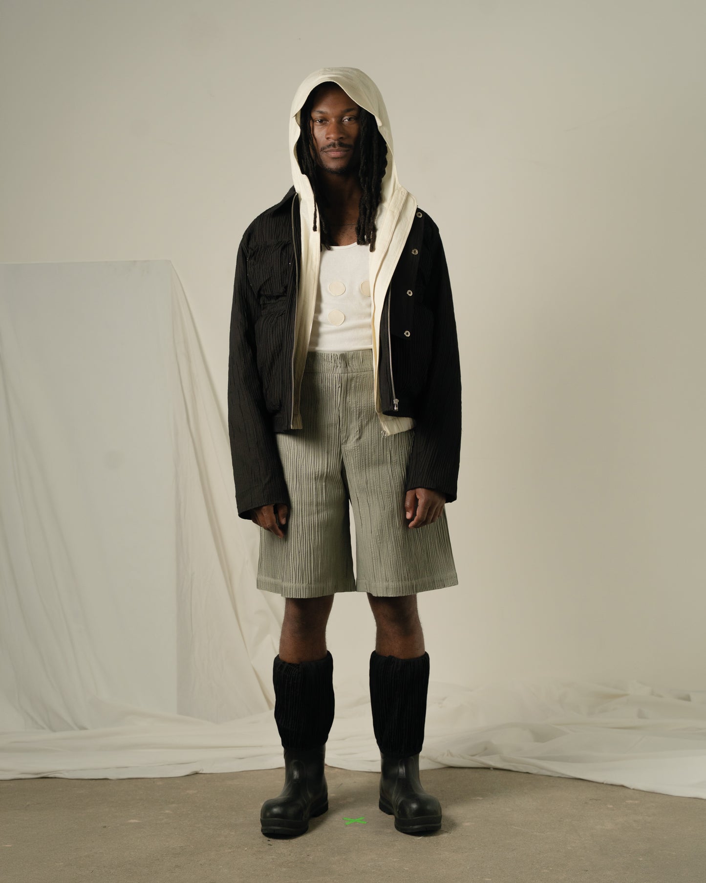 Forager Hooded Jacket in Cloud Cream