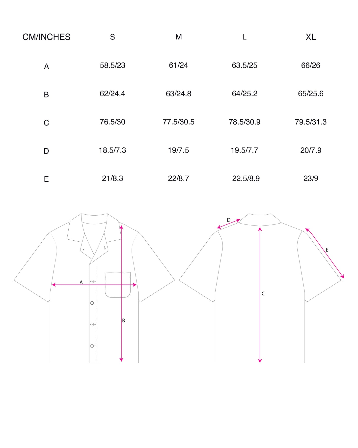 Gilled Camp Collar Shirt in Rose Pink