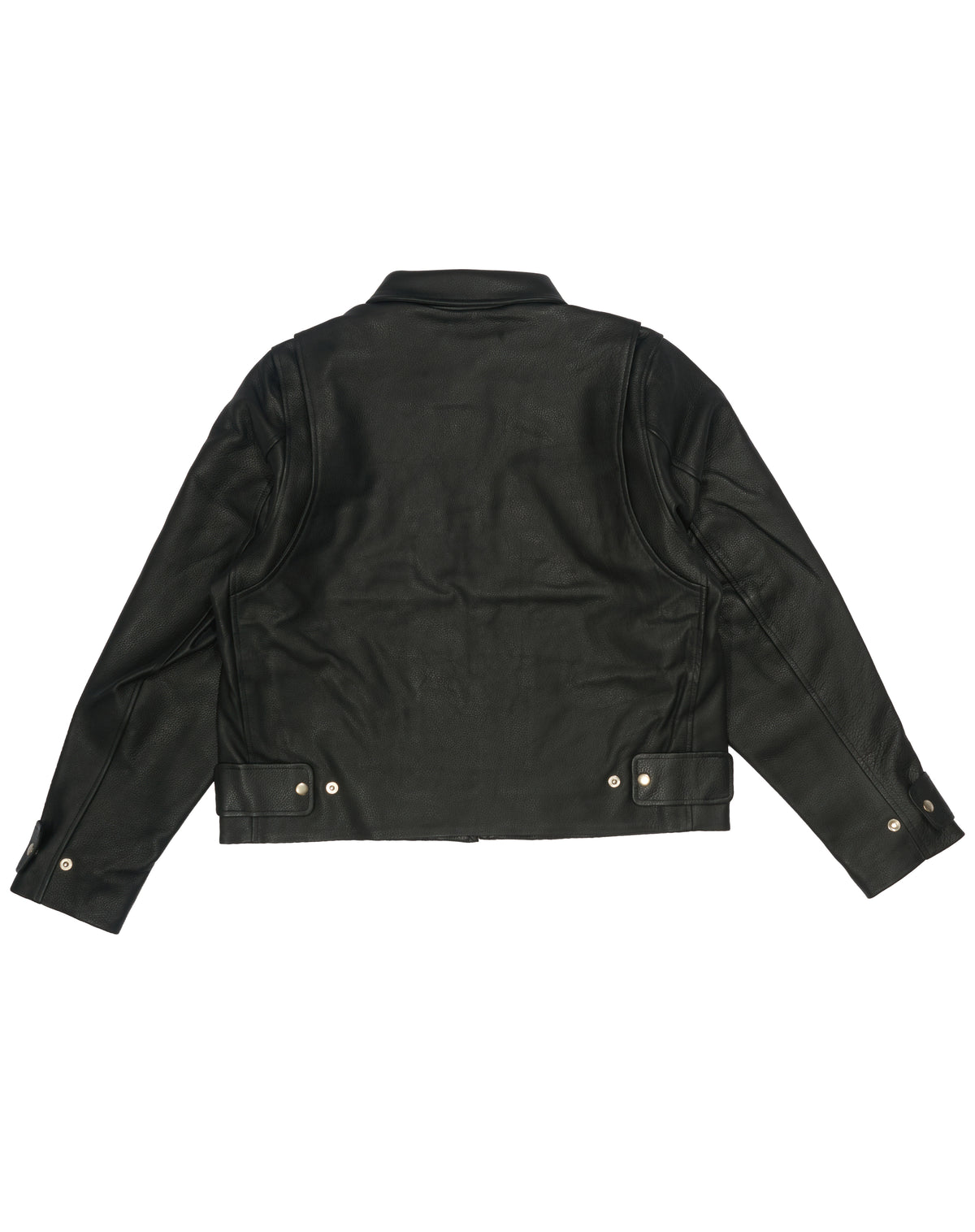 Pebble Leather Jacket In Black