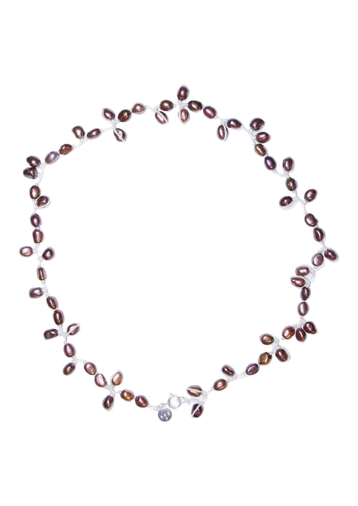 HECHICERA POLVORA BRONZE PEARL NECKLACE