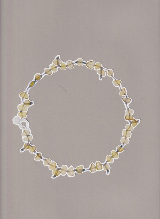 HECHICERA CHAMPAGNE QUARZE (BLUE) NECKLACE