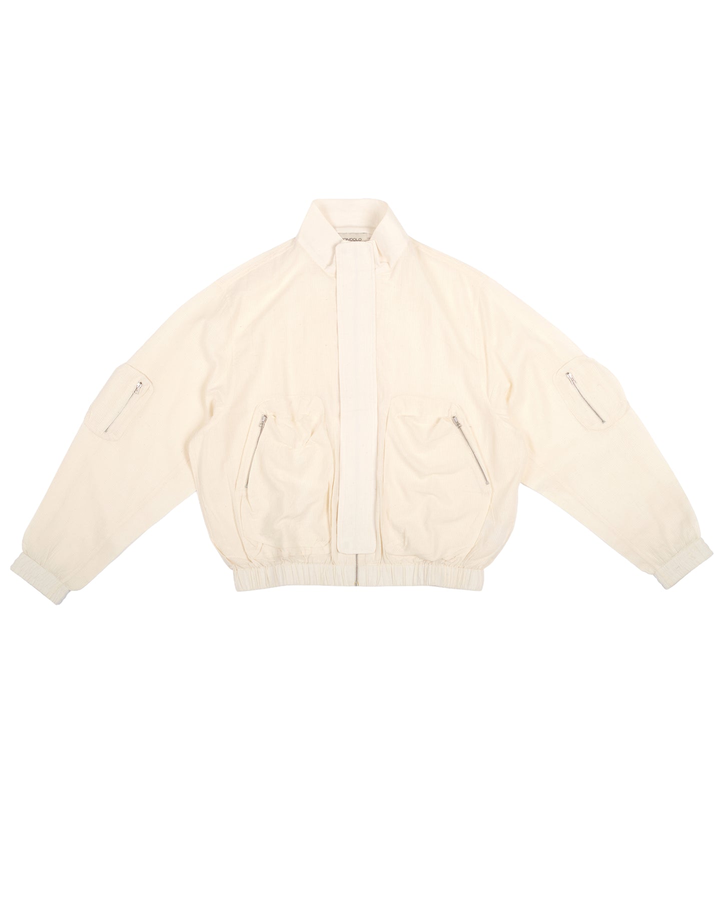 Forager Track Jacket in Cloud Cream