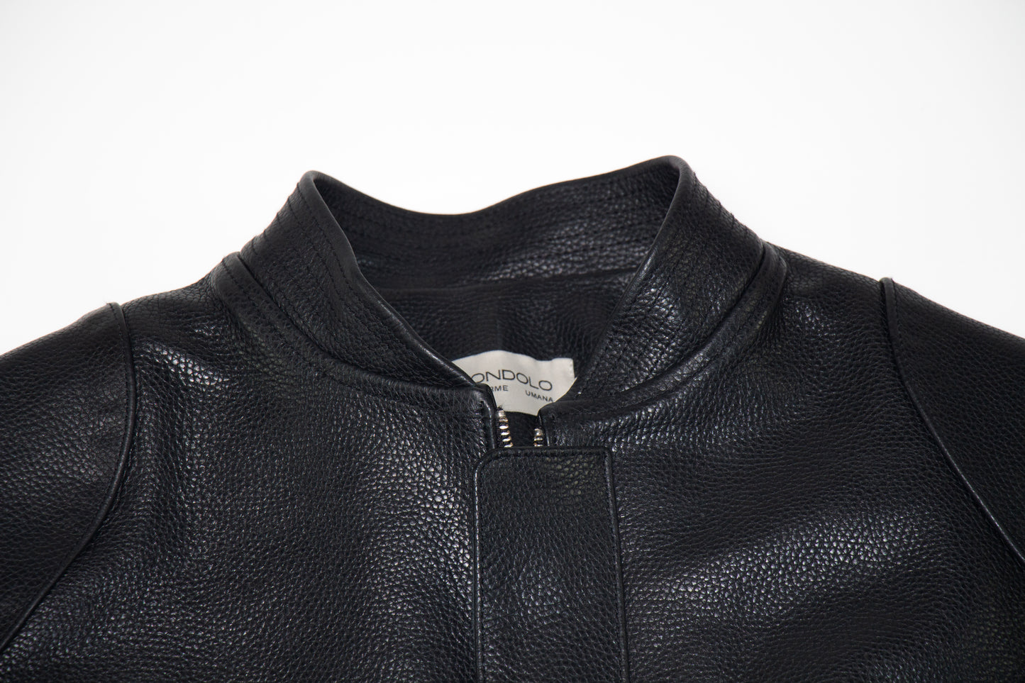 BOMBER LEATHER JACKET