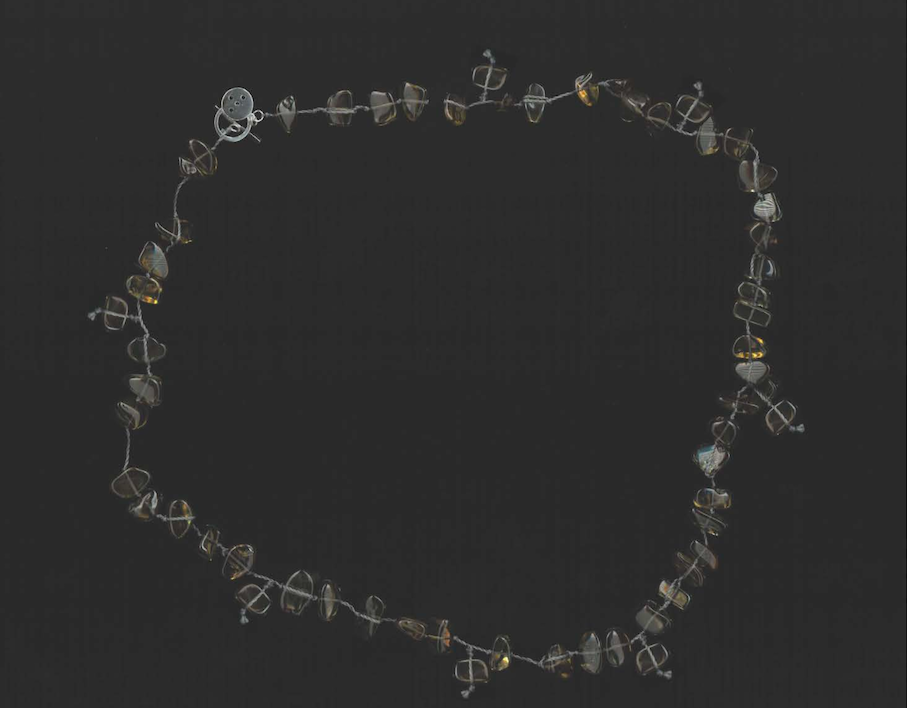 HECHICERA CHAMPAGNE QUARZE (BLUE) NECKLACE