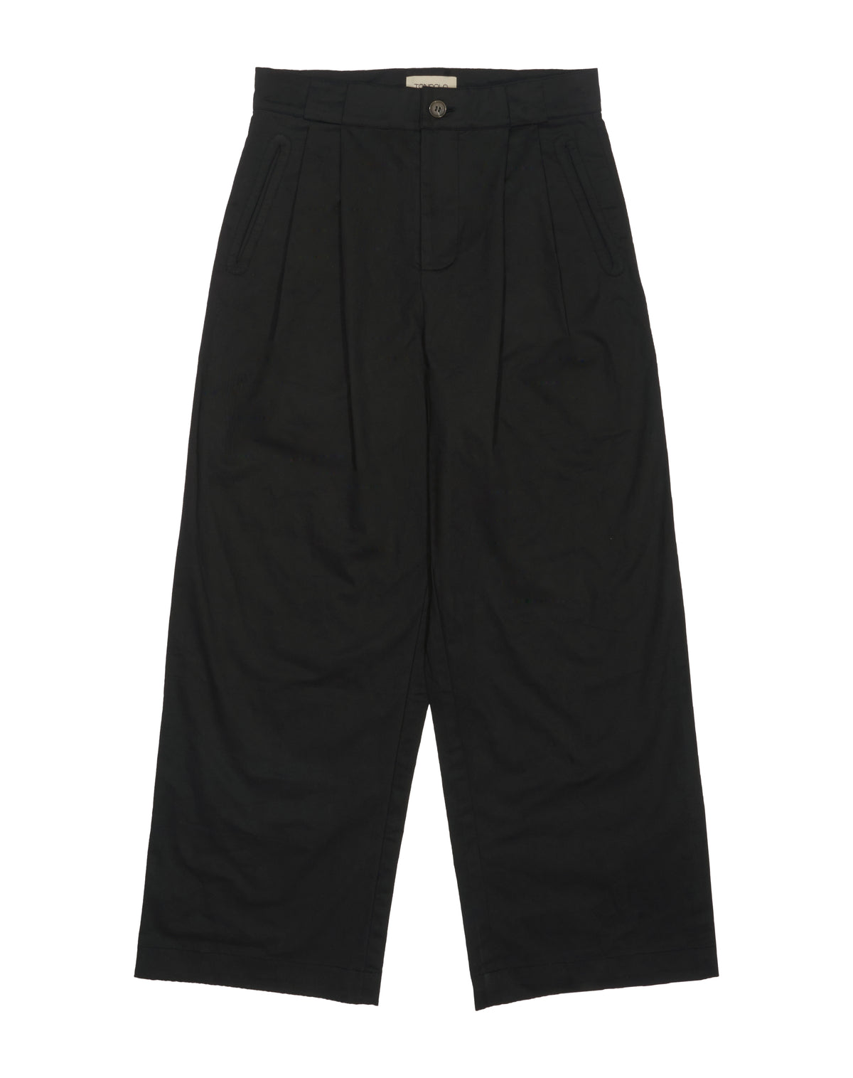 Pleated Trousers - Black