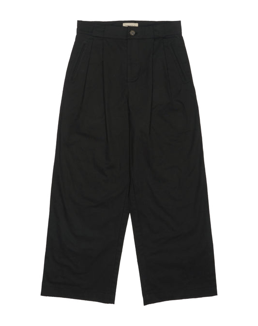 Pleated Trousers - Black
