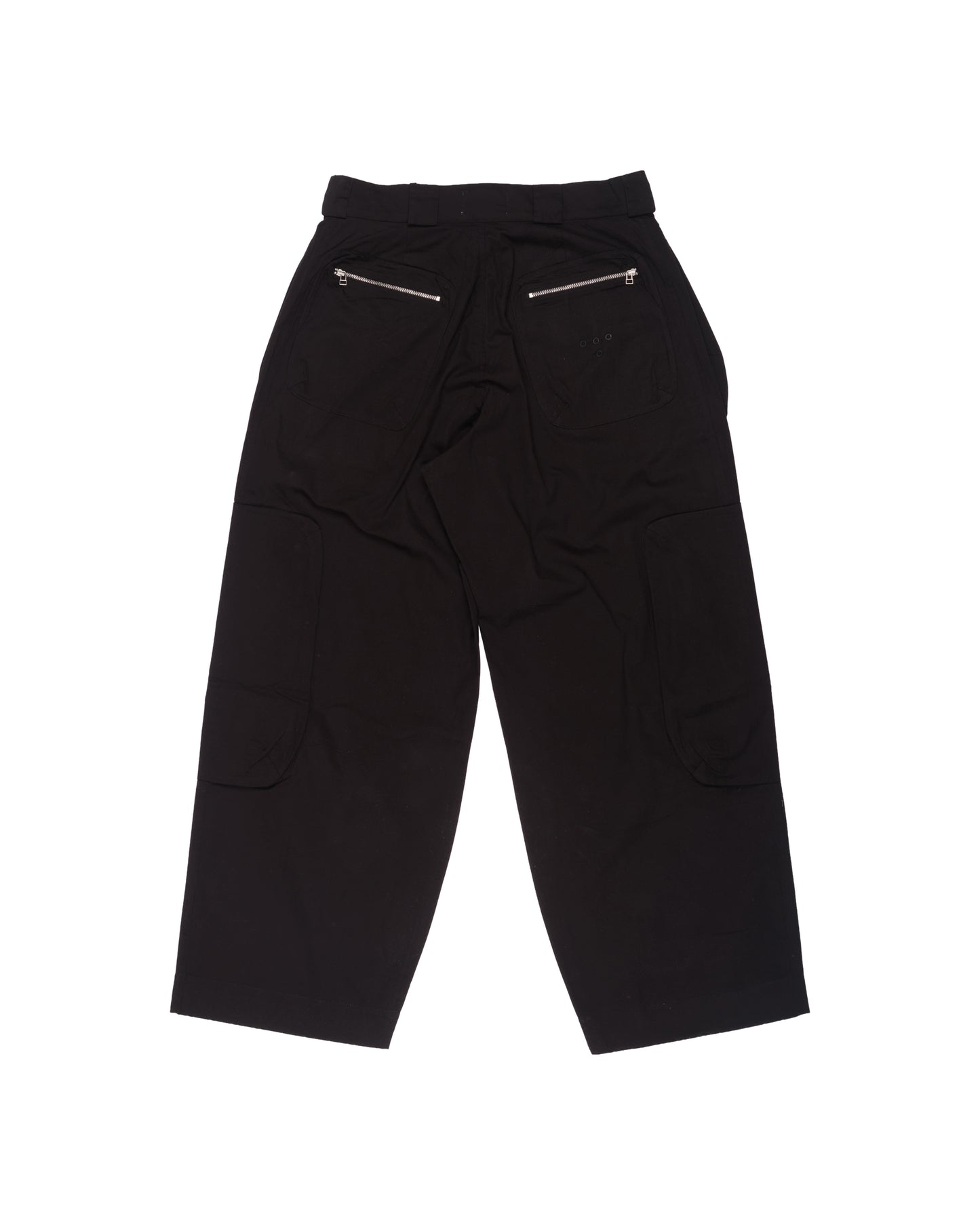 Luteus Cargo Trousers In Meteorite Black