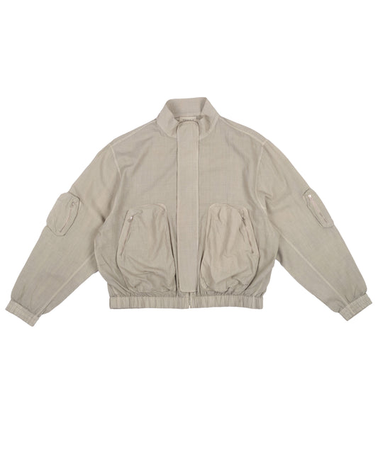 Forager Track Jacket in Dried Sage
