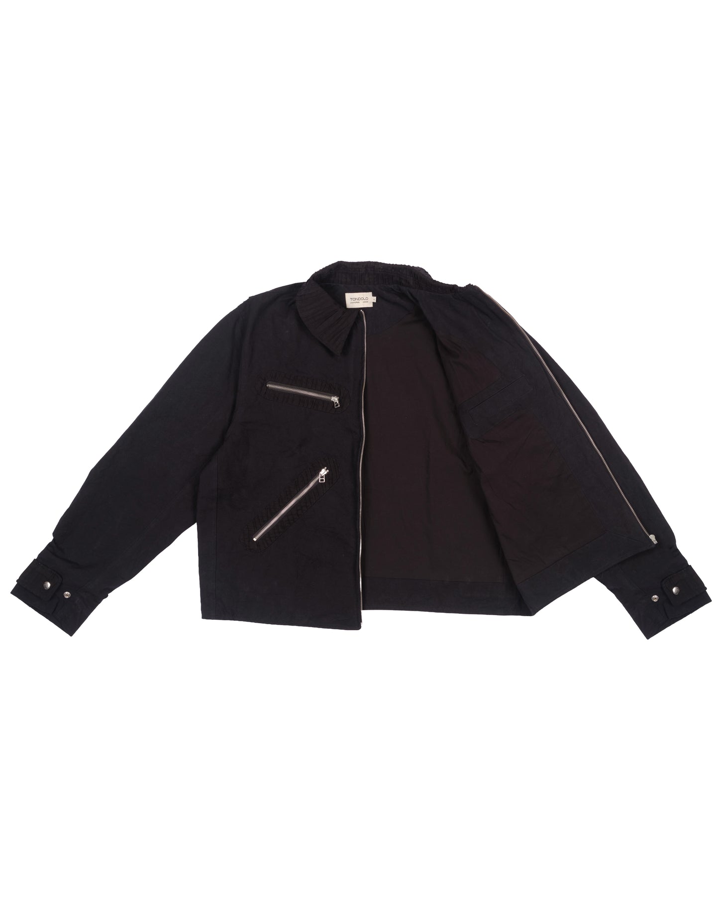 Semi-Gilled Work Jacket in Meteorite Black