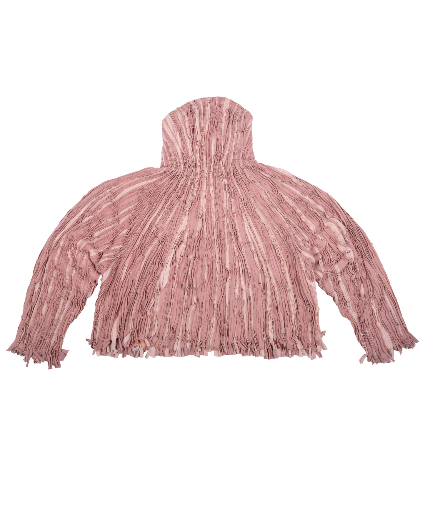 Off Cut Hoodie in Rose Pink