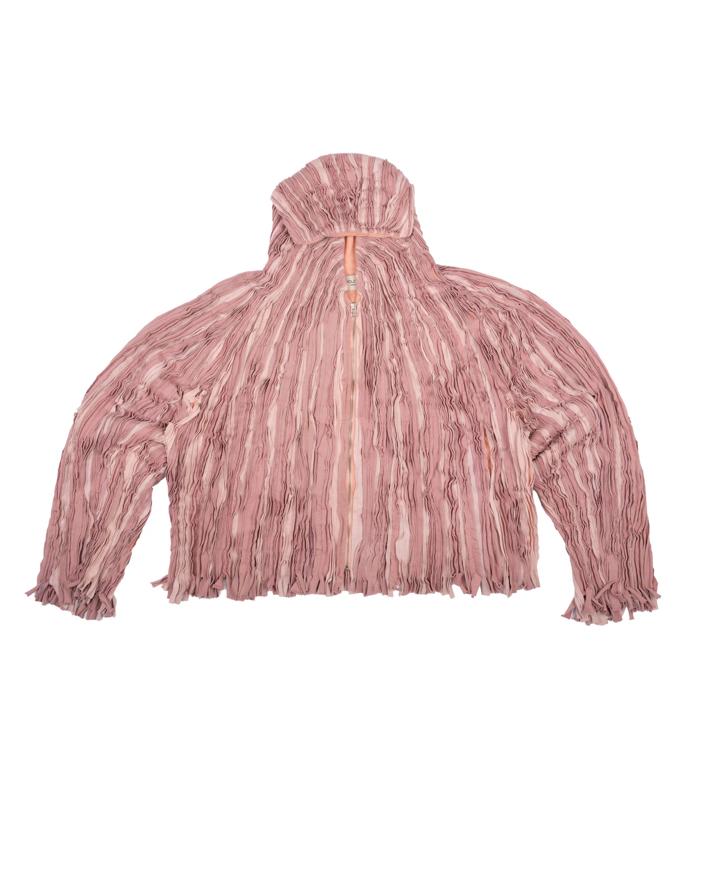 Off Cut Hoodie in Rose Pink