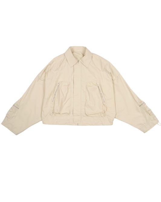 Ventile Bomber in Cream